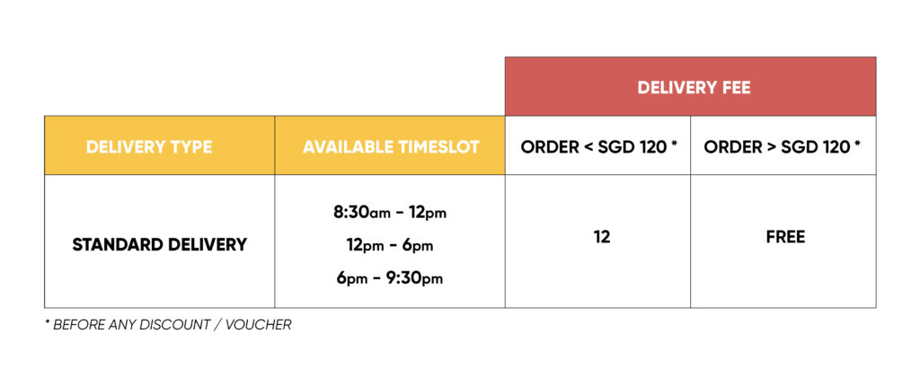 DELIVERY POLICY CHEESE CLUB SINGAPORE