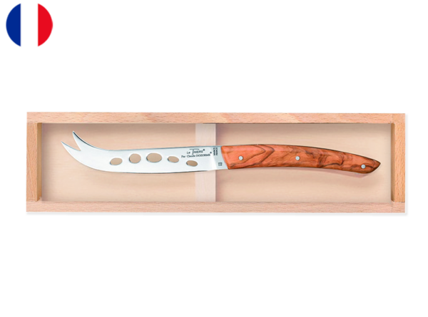 Box of Thiers Cheese Knife, with Olive Wood handle