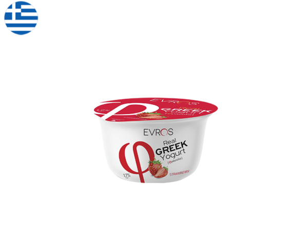 Greek Yogurt, Strawberry Flavoured x3