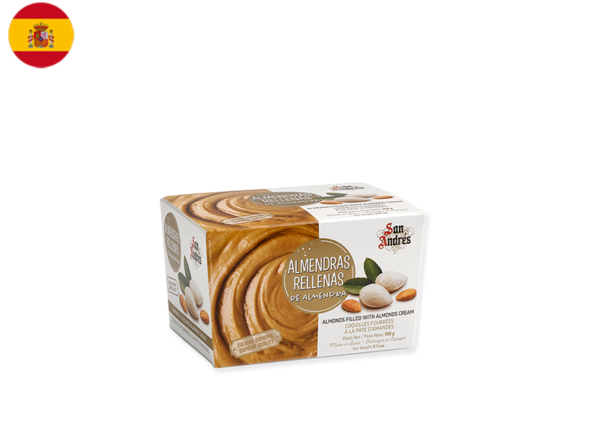 Almond filled with Almond Cream