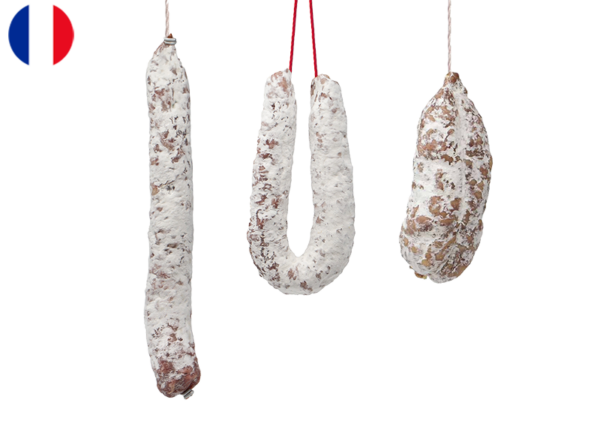 Dry Sausage, Trio Tasting Package, from Léon Chaillot Ardèche