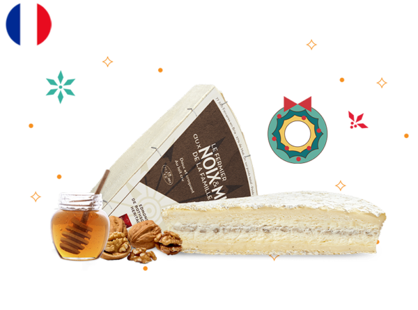 Brie Fermier with Walnuts and Honey (Rothschild)