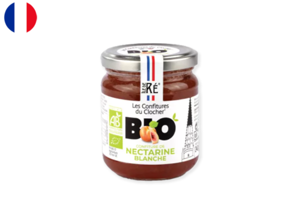 Jam, White Nectarine (Organic) - Les Confitures du Clocher