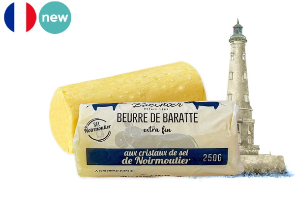 Churned Butter with Noirmoutier Salt Crystals