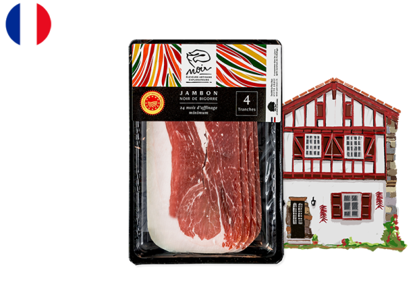 Ham, "Le Noir de Bigorre" (Sliced)