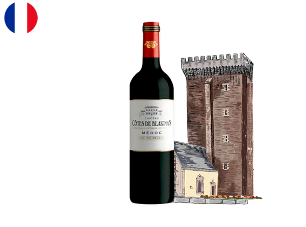 A - Médoc Cru Bourgeois AOC, Côtes de Blaignan, 2016