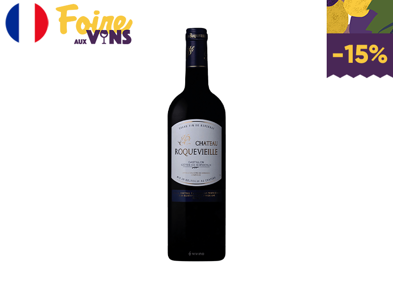 Castillon-Côtes de Bordeaux AOC, Château Roquevieille, 2018