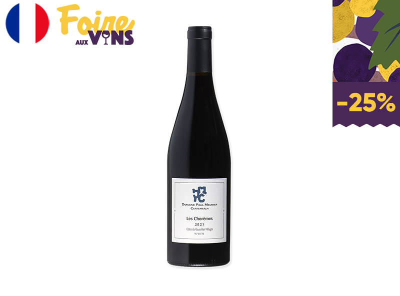 Côtes-du-Roussillon AOC, Les Chorèmes, Domaine Paul Meunier-Centernach, 2021