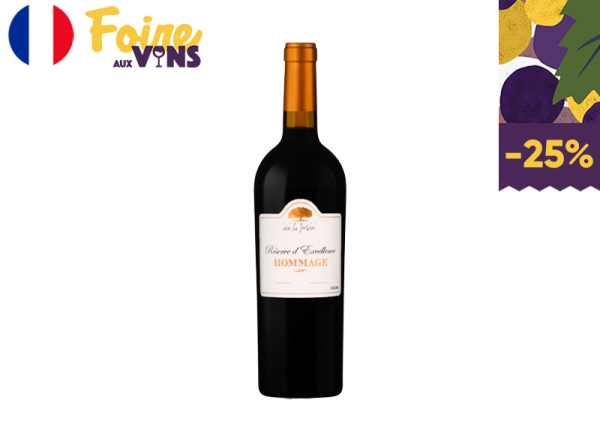Pays d'Oc IGP,  Réserve d'Excellence Hommage, Domaine de la Jasse, 2021