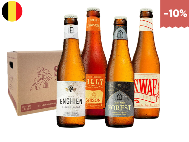 Belgian Beer Tasting Box_4 bottles_202407_PBEER01