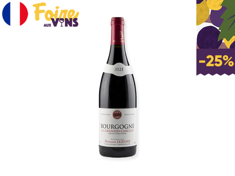 Bourgogne_AOC_Les Grandes Carelles_Domaine_Lejeune_2021_WRED107