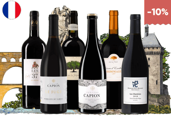 Occitanie Wine Tasting Pack (x6, -10%)