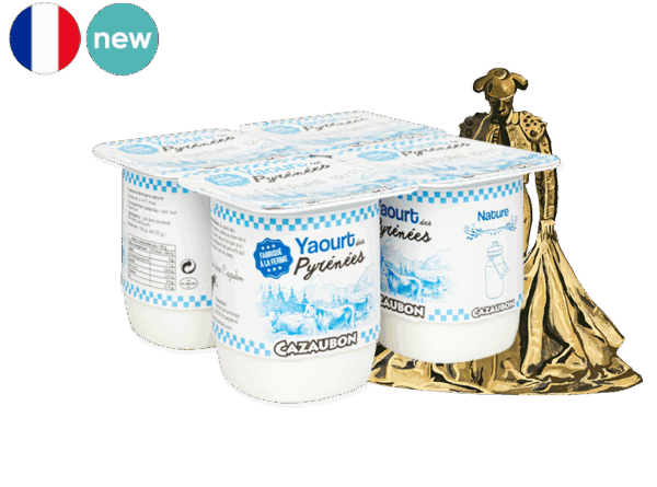 Farm Yogurt from Pyrénées, Plain (x4)